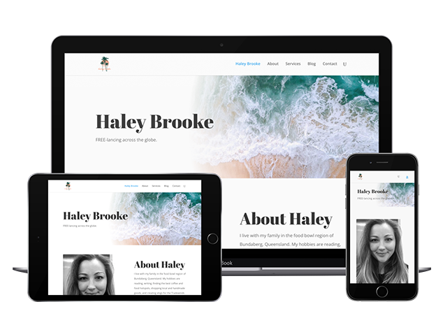 haley brooke tradewinds web design